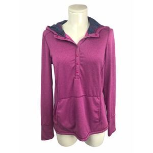 REI Pink ButtonWomen's Hoodie Inner Zipper Pocket